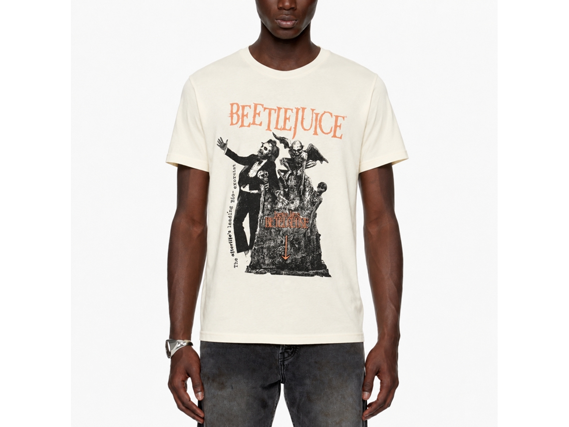 Beetlejuice Here Lies T-shirt Classic Unisex Adults Size:l