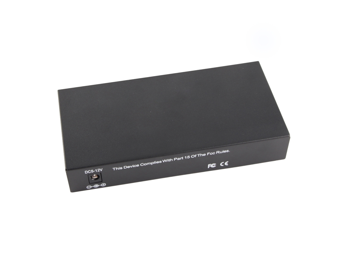 Aetheria conversor de Mídia Ethernet Rj45 10/100/1000m Fibra Óptica 4 Portas Ieee802.3z/ab 1000base sx/lx