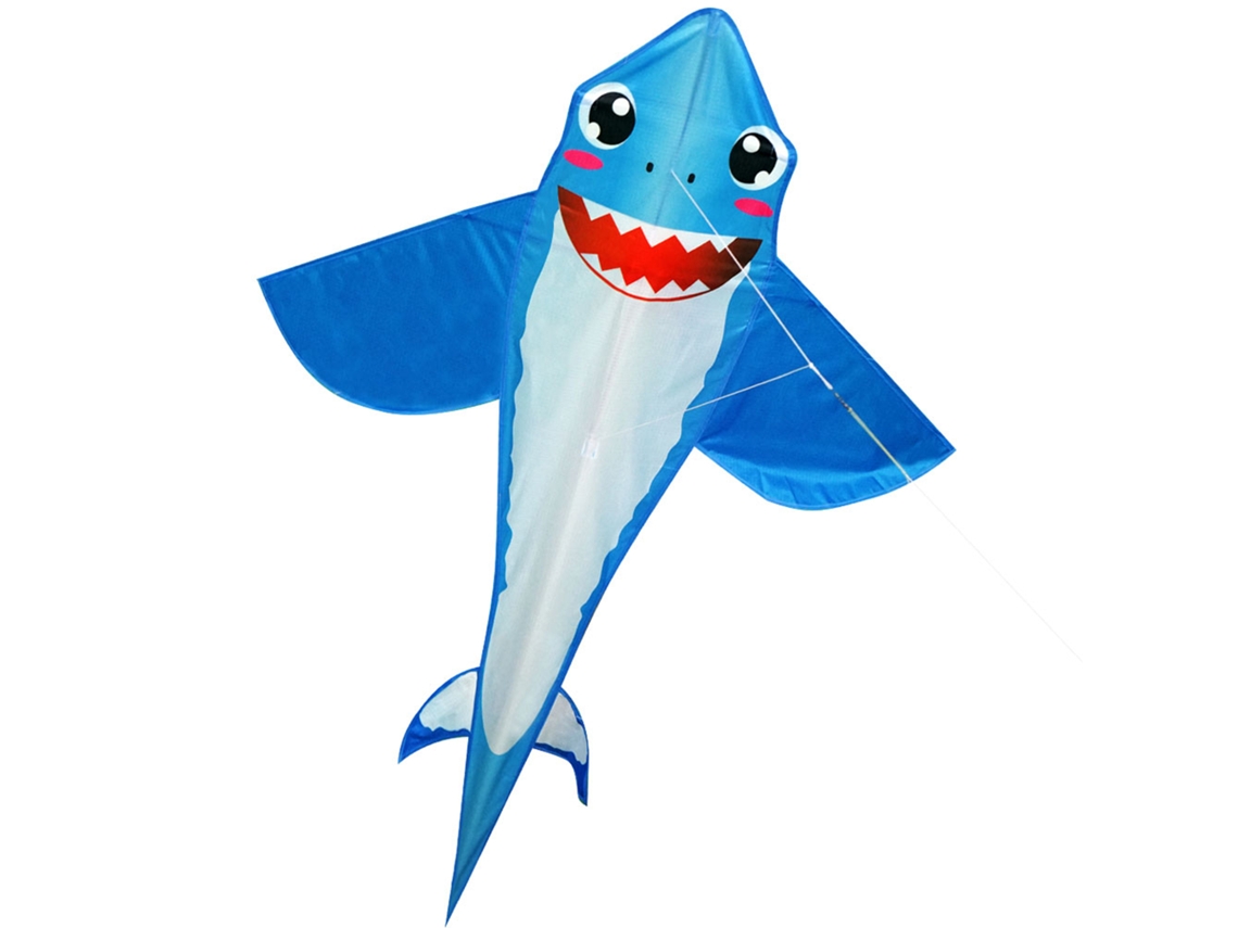 Pipa Tubarão Para Crianças E Adultos Com Linha De 30m Para Praia Parque Fácil De Voar