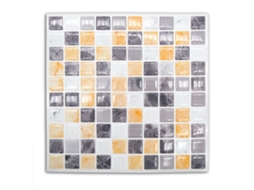 5 Adesivos de Telha Mosaico 3d Autoadesivos Pvc À Prova D'água para Cozinha e Casa 20x20cm
