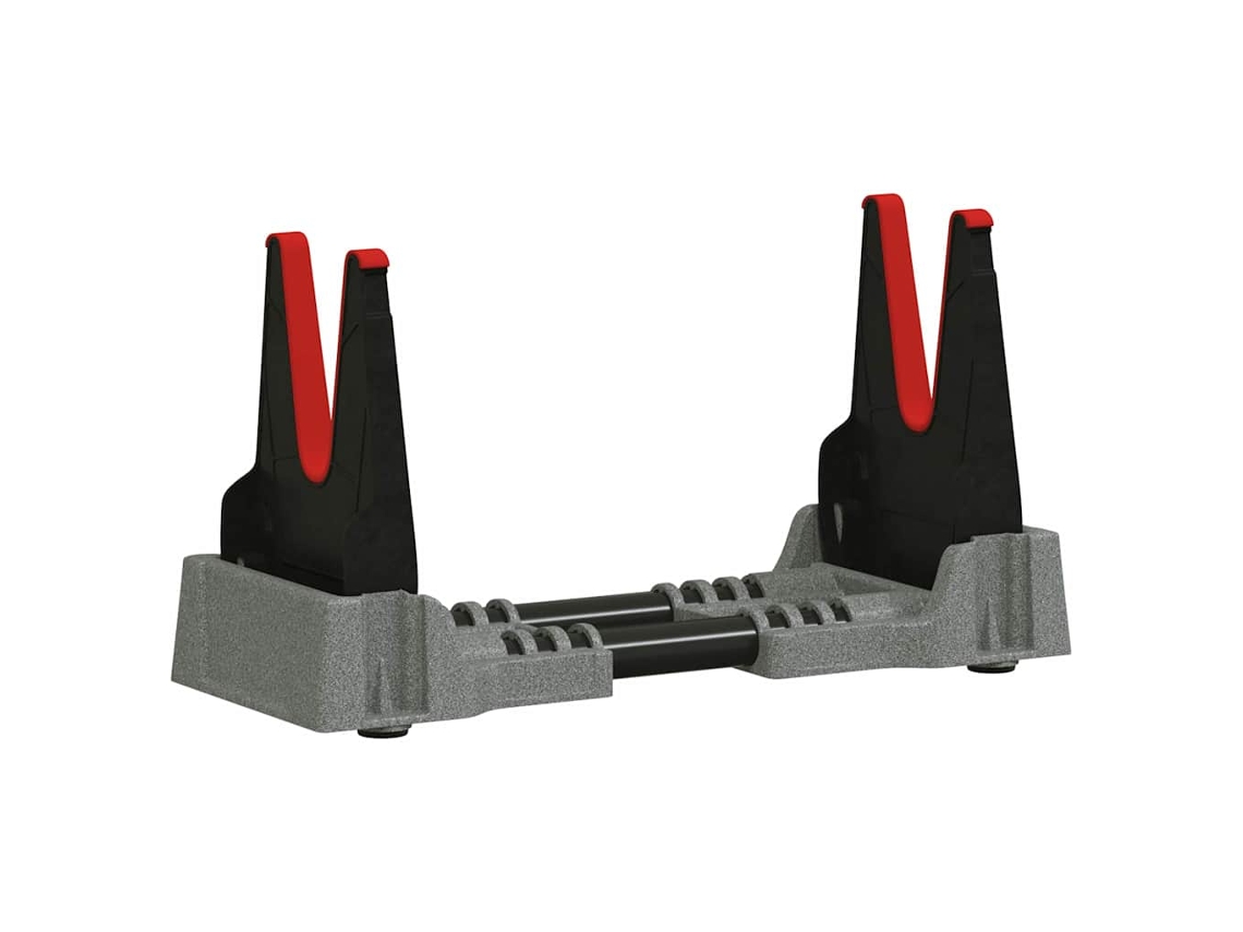 Conjunto 1 Auxílio De Tiro Vidaxl Cinzento Plástico (46 X 14 X 19,5 Cm)