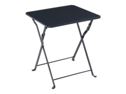 Mesa Dobrável Vegårshei Aço 45X40X40 Cm Preto [EN.CASA]