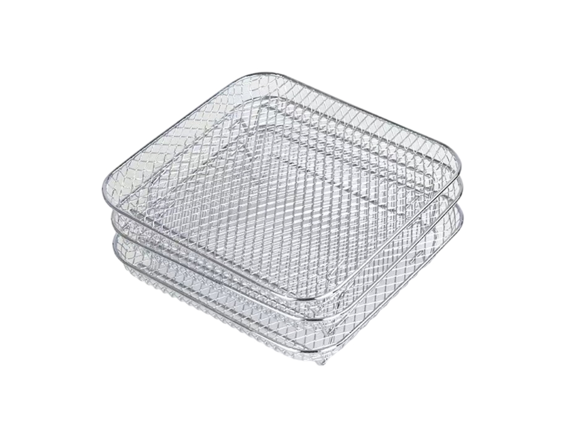 Prateleiras De Fluxo De Ar Inovadoras Para Fritadeiras A Ar Chefman, Aria E Ultrean. Melhore Sua Experiência Culinária. Prateleiras Desidratadoras Par