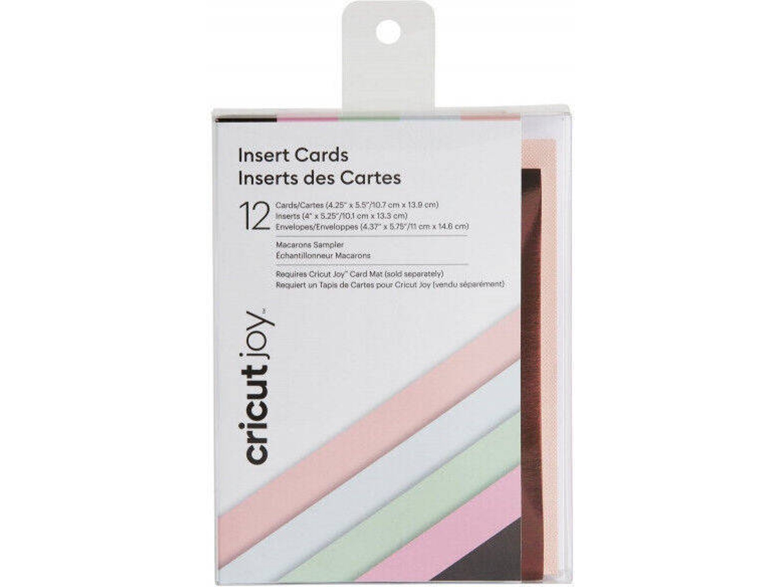 Cartões de Inserção CRICUT Joy Macarons M3 (12un)