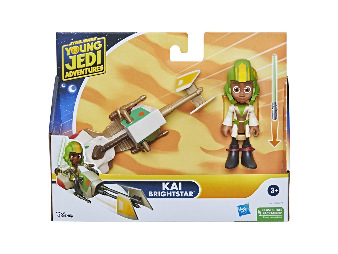 STAR WARS Figura Kai Brightstar e Moto Speeder STAR WARS (Idade recomendada: 3 anos)