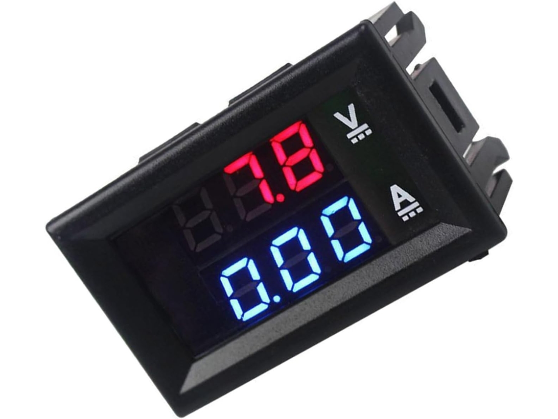 Amperímetro Digital Com Display De 0-100v E 10a