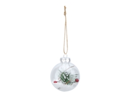Peças Conjunto Bola Natal Transparente Decoração Natal