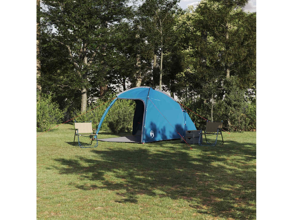 Vidaxl Barraca Cabana 2 Pessoa Azul Tafetá