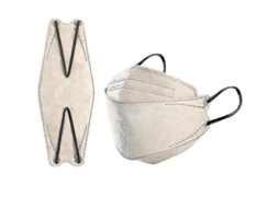 50pcs Máscaras Faciais Kn95 Ffp2 Kf94 Adulto 4 Camadas Proteção Morandi