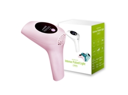 Aparelho De Depilação A Laser Ipl Feminino Óculos Lâmina Padrão Europeu Yunzii (rosa)