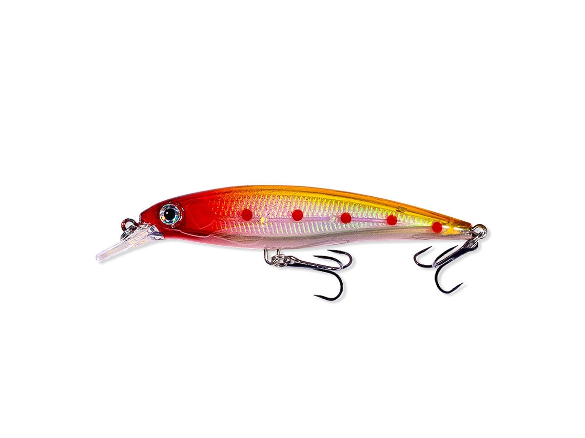 Isca rígida laser Minnow MDUG 110mm 13g, afundamento lento