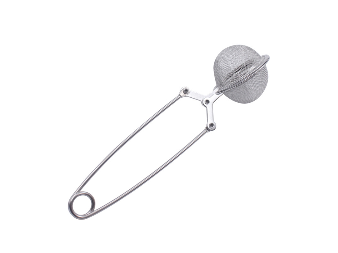 Jogo De 1 Infusor Chá Premium Em Aço Inox Com Cabo Para L Aquaforge