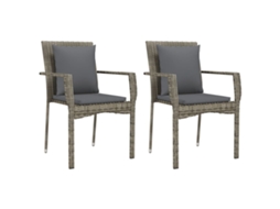 Garden Chair, Garden Chairs Vidaxl Cinzeto Rattan / Vime (n/a)