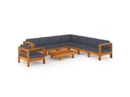 Garden Lounge Set, Garden Lounge Sets Vidaxl Cinzeto Madeira De Acácia (n/a)