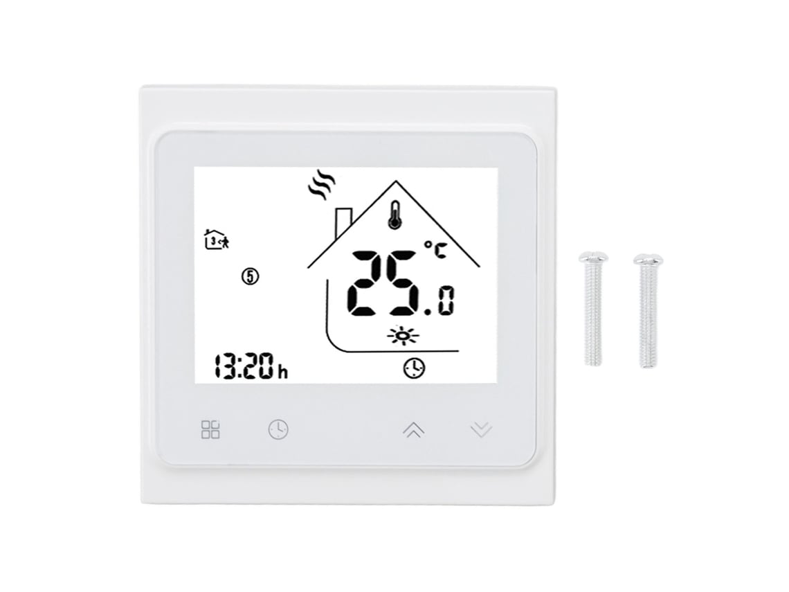 Termostato Digital Programável com Tela Touch para Aquecimento de Caldeira