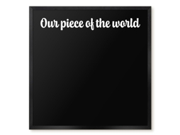Magnetic Wall Board Our Piece Of The World For The Office Espelharte (50x50 Cm)