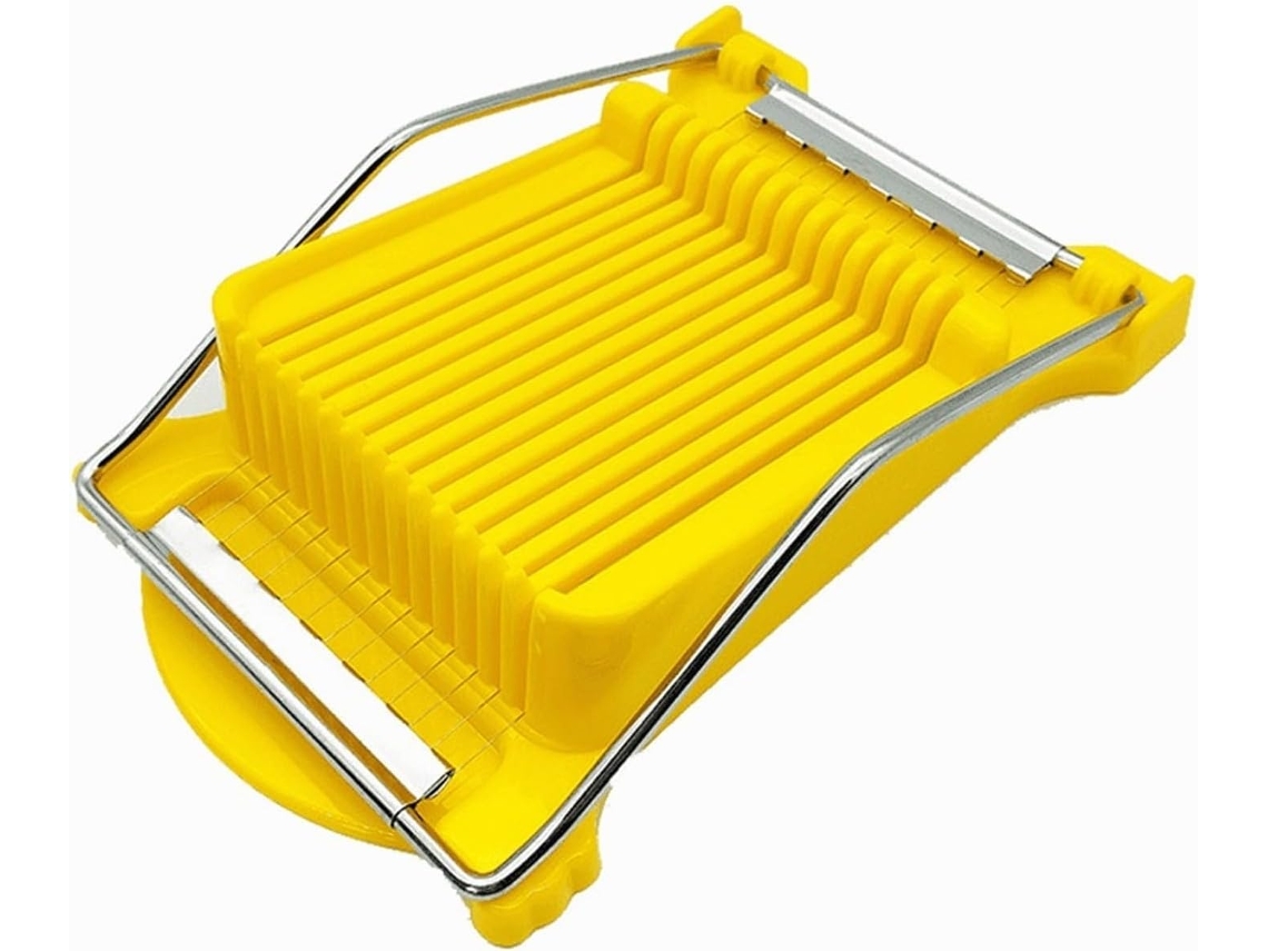Cortador Multifuncional De Legumes Em Aço Inoxidável 304, Fatiador De Ovos E Frutas Com 14 Fios 5, 5 Mm Para Preparo Na Cozinha(amarelo)