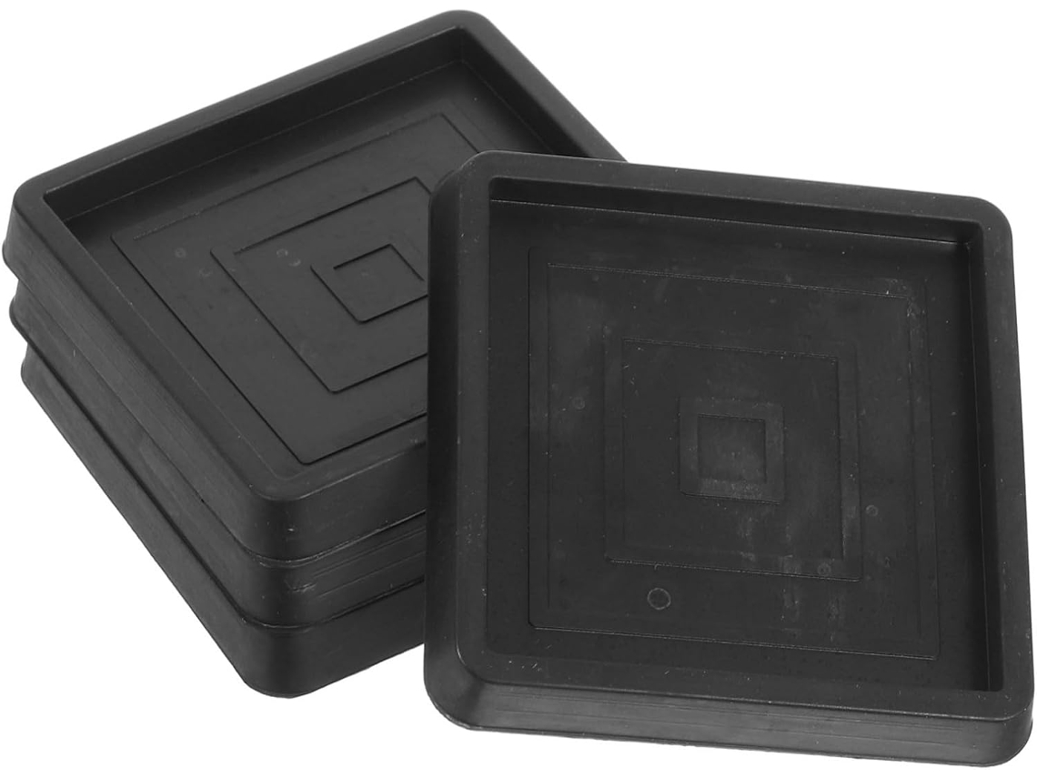 Conjunto De 4 Almofadas Quadradas De Borracha Antiderrapantes Para Móveis, Multifuncionais,