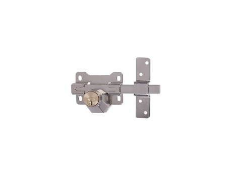 Fechadura A3n 85mm Com Chave/chave Cilíndrica. Caís Redondos Niquelados Cays