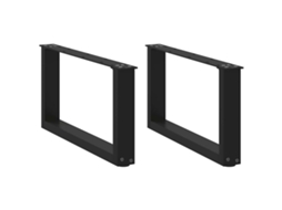 Coffee Table Leg, Coffee Table Legs Vidaxl Preto Aço (60 X (30-31) Cm)