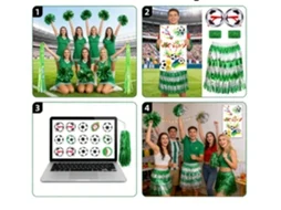 Kit De Festa Copa Do Mundo 2026: Acessórios De Torcida Para Decoração, Festas E Eventos Esportivos!