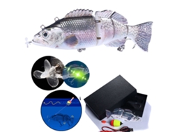 Isca Robótica Elétrica Usb para Pesca com Nado