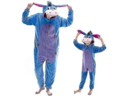 Pijama Unisex Adulto De Franela, Disfraz De Animal, Pijama De Halloween, Talla S-2025-ss115cm Burro 115 Cm Burro