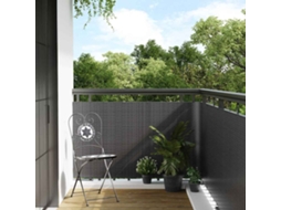 Vidaxl Tela De Varanda 600x100 Cm Vime Pe Antracite
