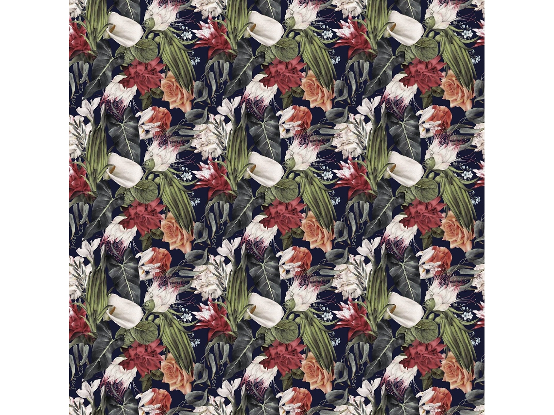 Papel de Parede Floral Removível Vinílico e Impermeável NEVEANCE