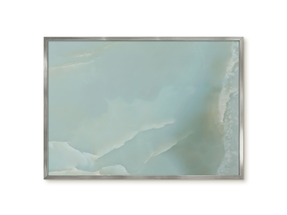 Quadro de parede magnético com design de mármore para escritório Espelharte (70x50 cm)