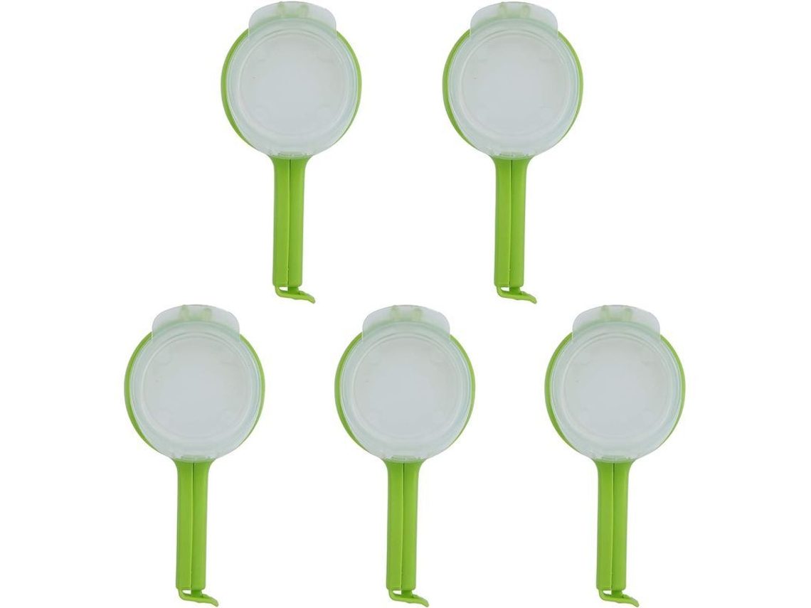Pinzas De Sellado Reutilizables Com Bicos - 5 Unidades De Plástico Para Alimentos E Cozinha