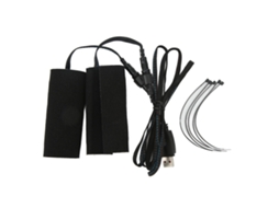 2pcs Protetores De Manopla Aquecidos Para Moto Com Velcro Ip67 À Prova D'água 5v Usb 3 Níveis De Temperatura