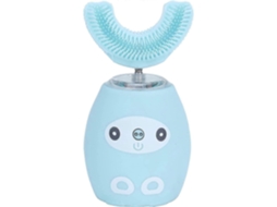 Escova De Dentes Elétrica Ultrassônica, Recarregável Via Usb, Formato Em U 360°, Ipx7, Automática (azul, 2 A 7 Anos)