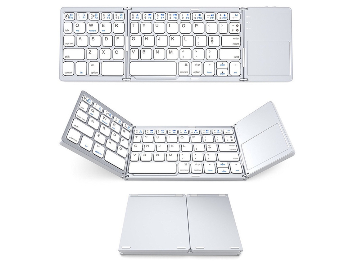 Mini Teclado Dobrável Para Celular E Tablet