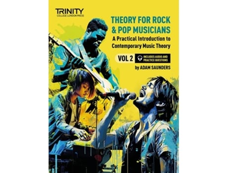 Livro Theory for Rock amp Pop Musicians Volume 2 de Adam Saunders (Inglês)