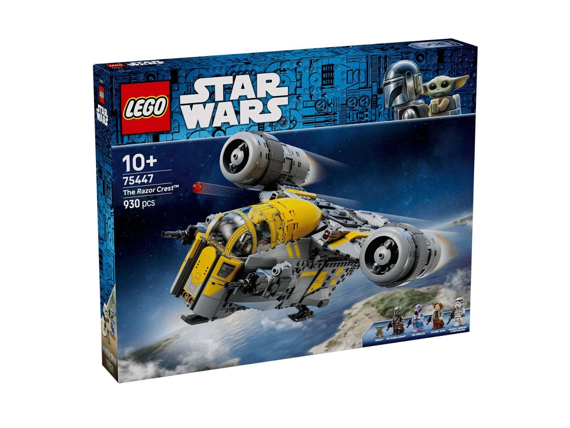 Lego® 75447 Star Wars The Razor Crest - Nave espacial de brinquedo - 5 minifiguras