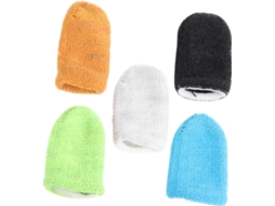 Hemobllo Conjunto De 5-protetores Dedo Gamer Simples E Coloridos Antitranspirantes Para Homens