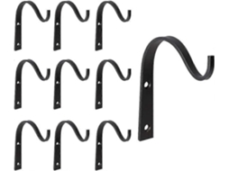 Rebe soporte de Lanterna de Metal Gancho Decorativo para Colgar Lanternas Y Decoración Residencial Paquete de 10