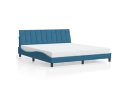 Bed Frame, Bed Frames Vidaxl Azul Madeira Processada (180 X 200 Cm)