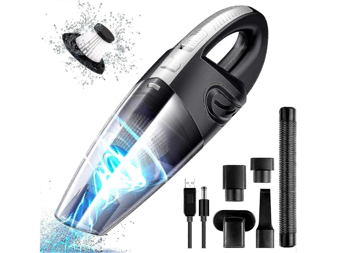 Lurelia Aspirador Portátil Sem Fios Para Carro, 4,5 Kpa, 120 W, Usb, Seco/húmido