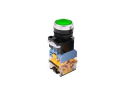 Botão De Pressão Led La38-11d, Ac 220v, Com Travamento Automático E Reinicialização Automática, 22mm, Ac 12v, Dc 24v