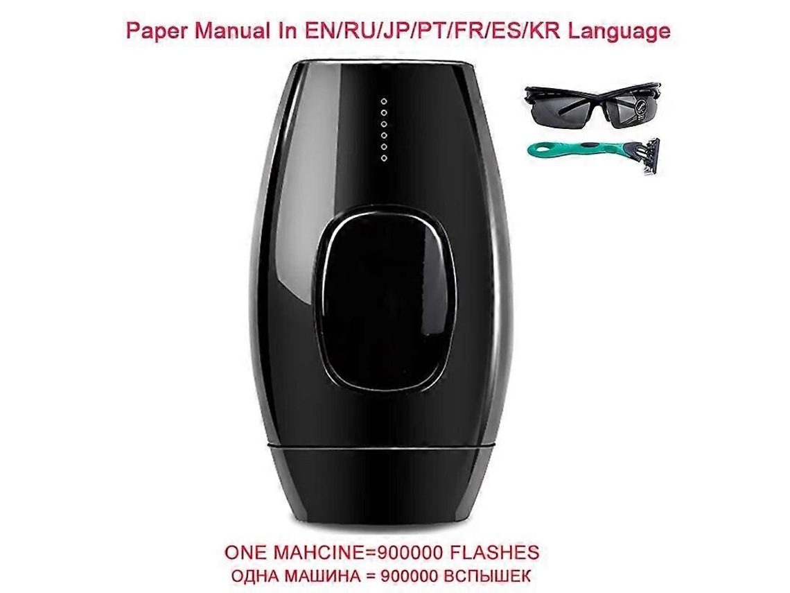 Depilador Ipl Permanente Com 1800000 Flashes, Depiladora Facial A Laser, Fotodepilador Indolor, Manual Multilíngue.