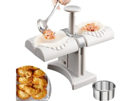 Fabricante de Ravioli Duplo, Molde de Ravioli Automático, Kit de Molde de Ravioli, Prensa de Massa e Molde de Bolinho de Massa AMOUNE