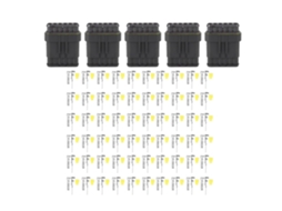 Conector Elétrico À Prova D'água Kit 6 Sockets S/MARCA