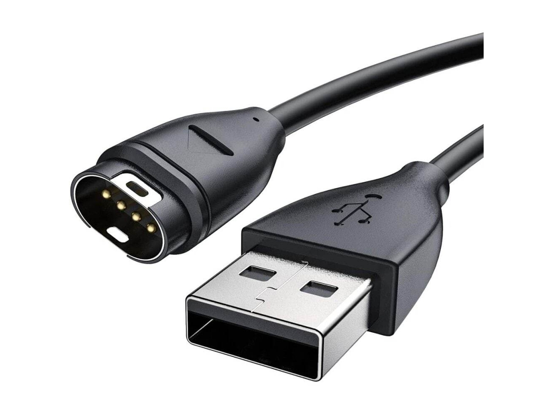 Carregador Compatível Com Garmin Forerunner 245 (usb - Preto)