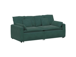 Modular Sofa, Modular Sofas Vidaxl Verde Veludo