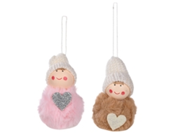 Decoração de Natal Anjo Boneca Pingente Árvore Enfeites Pendurados Artesanato de Natal Decorações de Elfos Estilo 2