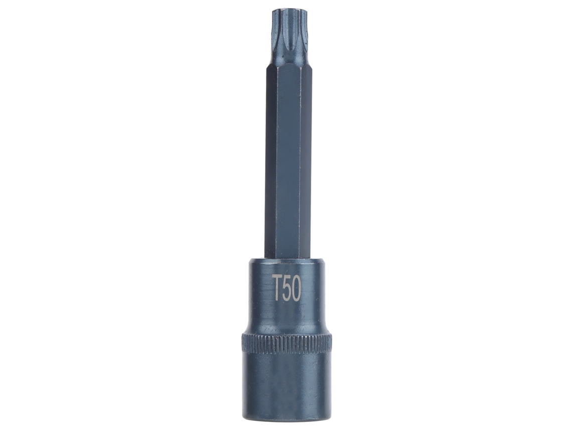 Chave Elétrica Rápida Bit Soquete Estrela S2 Aço Liga Resistente Oxidação 1/2x100xt50 Hardware Industrial