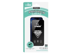 Película de Ecrã Antispy para iPhone 15 GANDY Vidro Temperado Preto