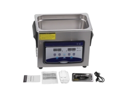 Laxiscreed Limpador Ultrassônico 3.2l Com Timer, Ideal Para Óculos, Jóias E Dispositivos, Aço Inoxidável, 110v